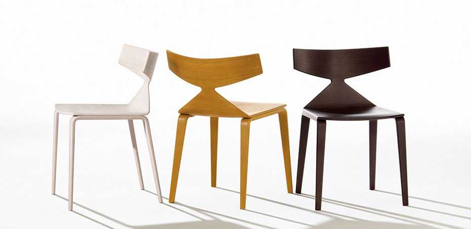 Saya wooden chair Arper